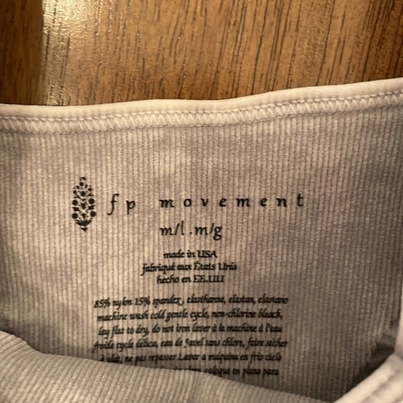 NWOT Free People Good Karma Square Neck Top - Picture 3 of 6